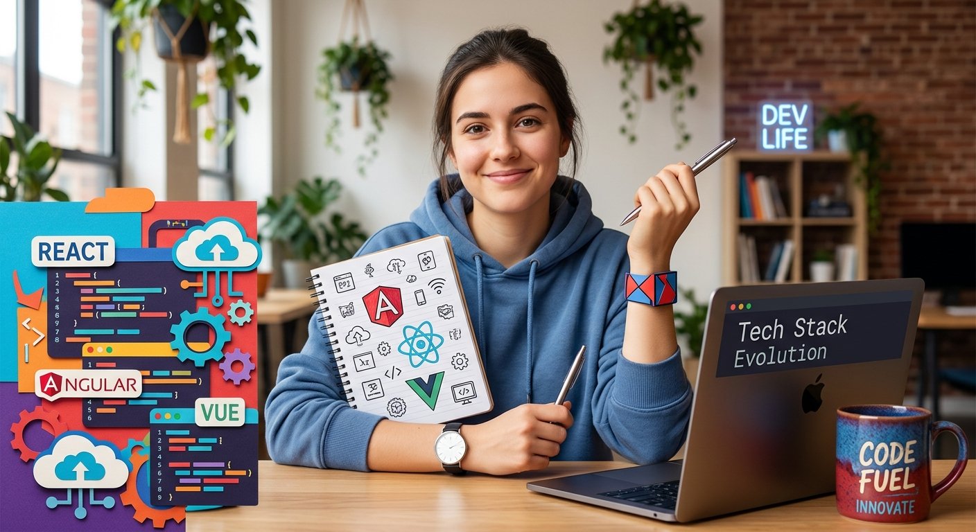 React vs Angular vs Vue frontend frameworks comparison guide for beginner developers.
